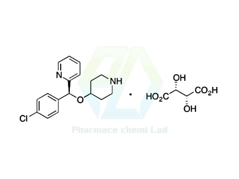 2-[(S)-(4-Chlorophenyl)(4-piperidinyloxy)methyl]pyridine L-Tartrate