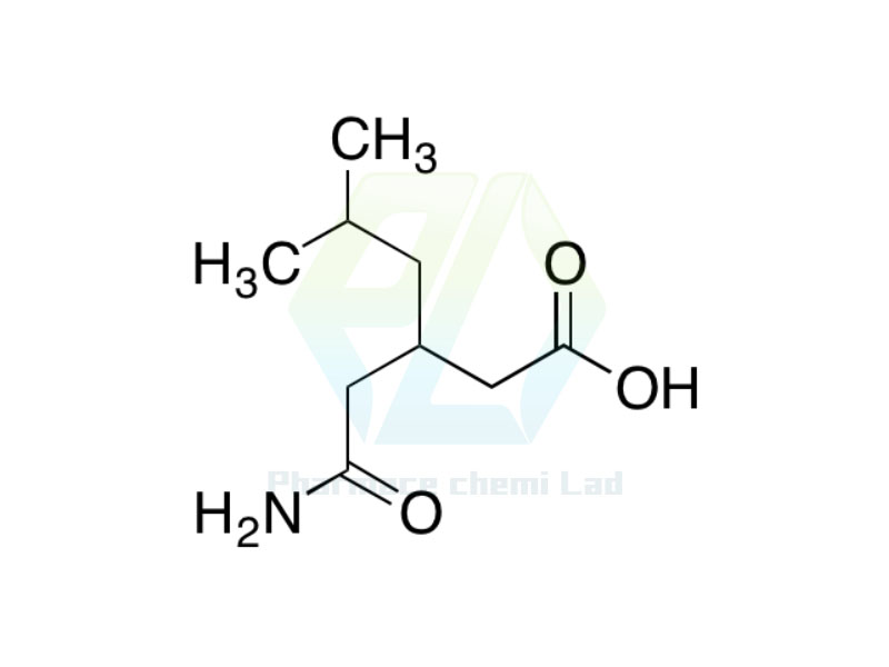 3-(2-Amino-2-oxoethyl)-5-methylhexanoic Acid