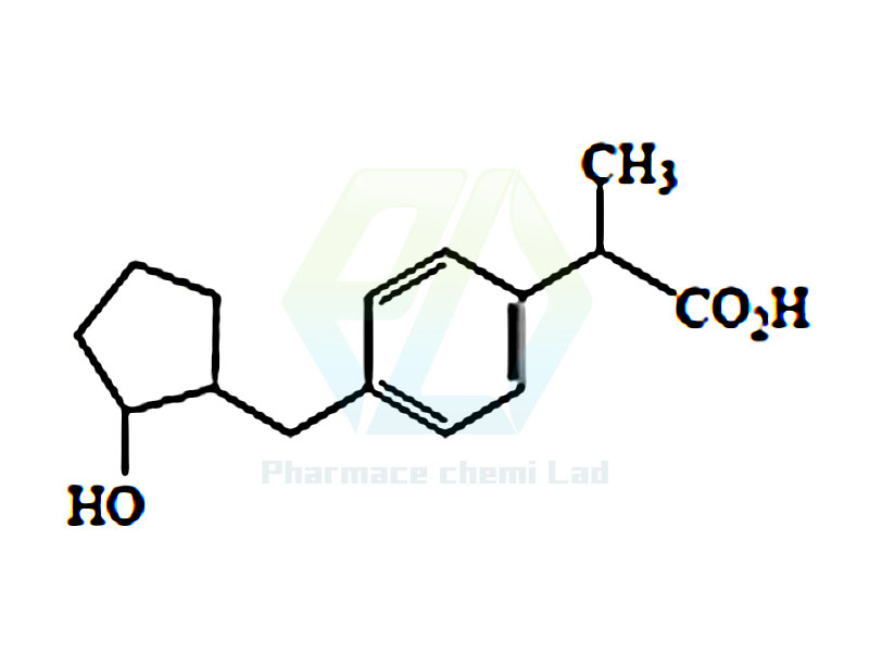 2-(4-((2-hydroxycyclopentyl)methyl)phenyl)propanoic acid