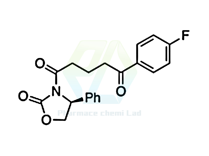 3-[5-(1,5-Dioxo-5-(p-fluophenylpentyl]-4(S)-phenyl-2-oxazolidinone