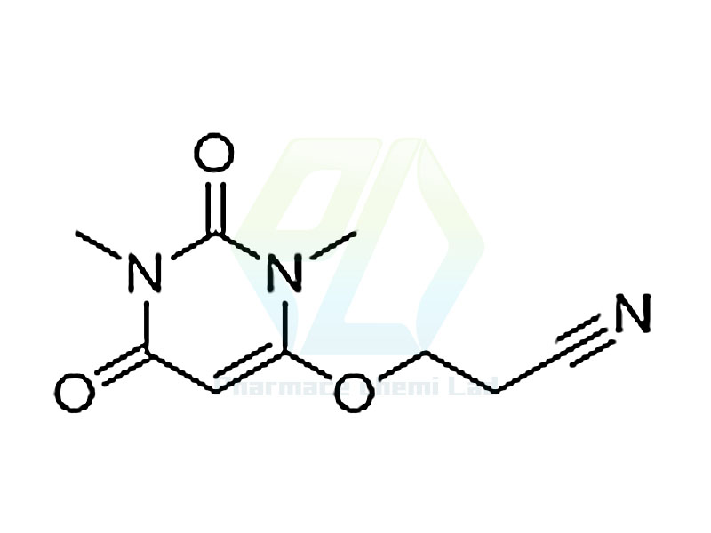 3-[(1,3-Dimethyl-2,6-dioxo-1,2,3,6 -tetrahydropyrimidin-4-yl)oxy]propanenitrile