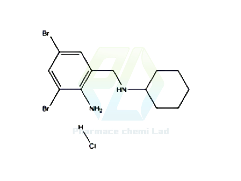 2,4-Dibromo-6-((cyclohexylamino)methyl)aniline hydrochloride