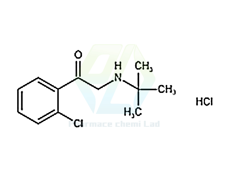 2-(Tert-butylamino)-1-(2-chlorophenyl)ethan-1-one hydrogen chloride