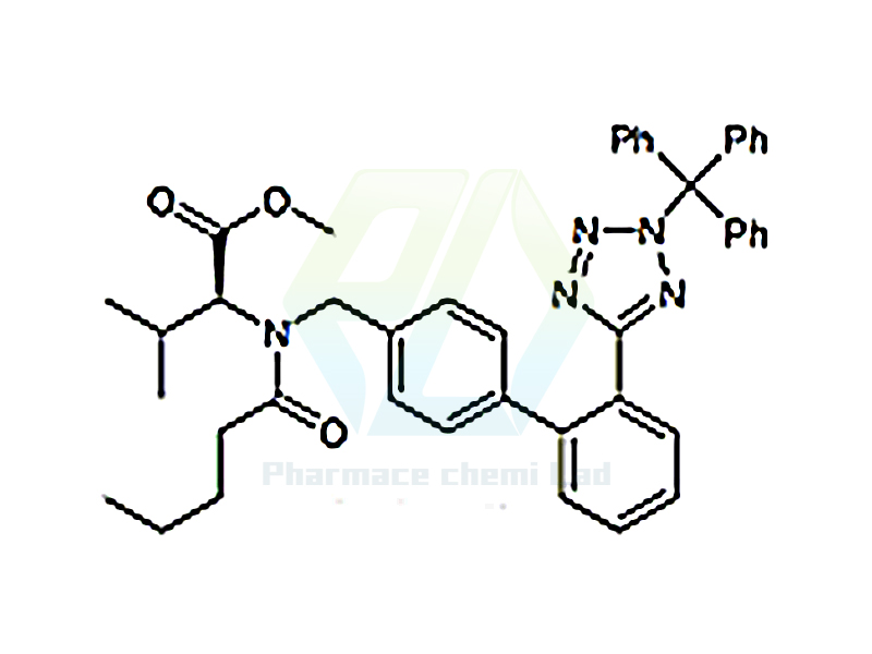 Valsartan Methyl Ester N2-Trityl Analog