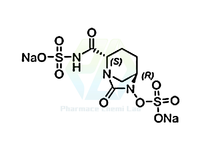 (2S,5R)-7-oxo-2-[(Sulfonatoamino)carbonyl]-1,6-diazabicyclo[3.2.1]octan-6-yl sul