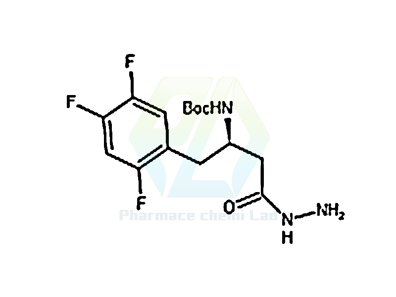 Tert-butyl N-[(2R)-1-(Hydrazinecarbonyl)-3-(2,4,5-trifluorophenyl) propan-2-yl]c