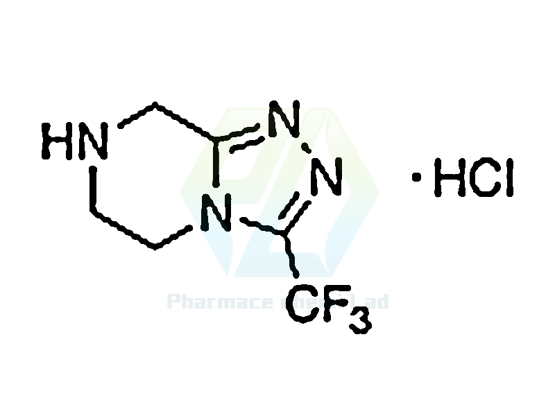 3-(Trifluoromethyl)-5,6,7,8-tetrahydro-[1,2,4]triazolo[4,3-a]pyrazine Hydrochlor