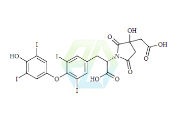 Levothyroxine citric acid adduct