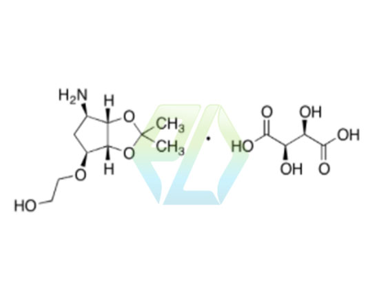 2-[[(3aR,4S,6R,6aS)-6-Aminotetrahydro-2,2-dimethyl-4H-cyclopenta-1,3-dioxol-4-yl