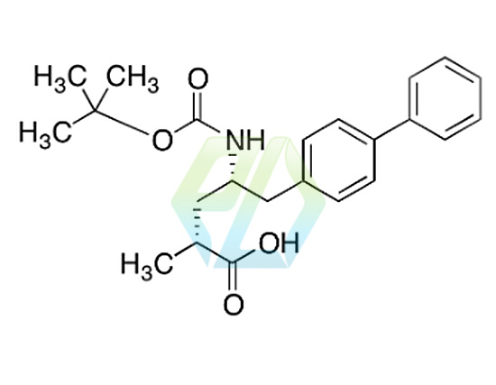 (2R,4S)-5-(Biphenyl-4-yl)-4-[(tert-butoxycarbonyl)amino]-2-methylpentanoic Acid