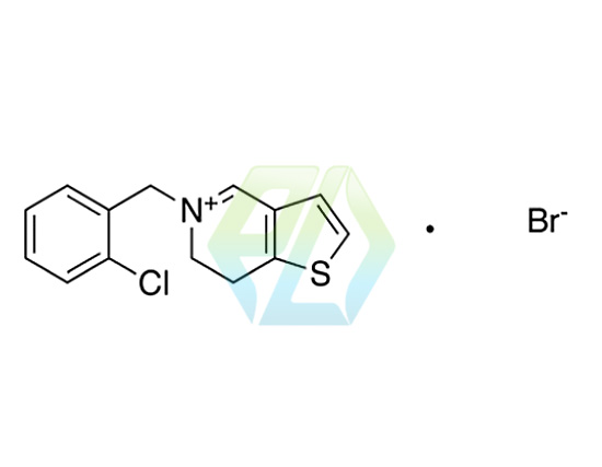 5-[(2-Chlorophenyl)methyl]-6,7-dihydrothieno[3,2-c]pyridinium Bromide