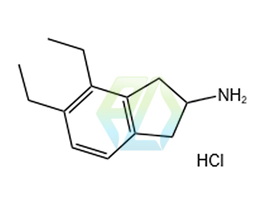 1H-Inden-2-amine, 4,5-diethyl-2,3-dihydro-, hydrochloride