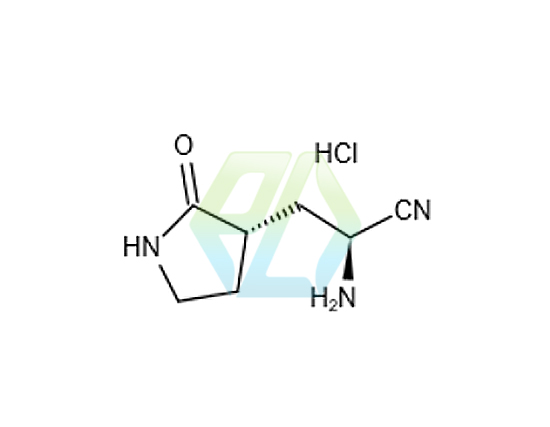 (S)-2-Amino-3-((S)-2-oxopyrrolidin-3-yl)propanenitrile hydrochloride