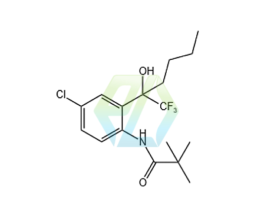 N-(4-Chloro-2-(1,1,1-trifluoro-2-hydroxyhexan-2-yl)phenyl)pivalamide