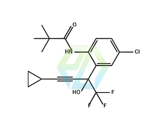 N-(4-chloro-2-(4-cyclopropyl-1,1,1-trifluoro-2-hydroxybut-3-yn-2-yl)phenyl)pival