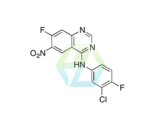 4-(3-Chloro-4-fluorophenylamino)-7-fluoro-6-nitroquinazoline