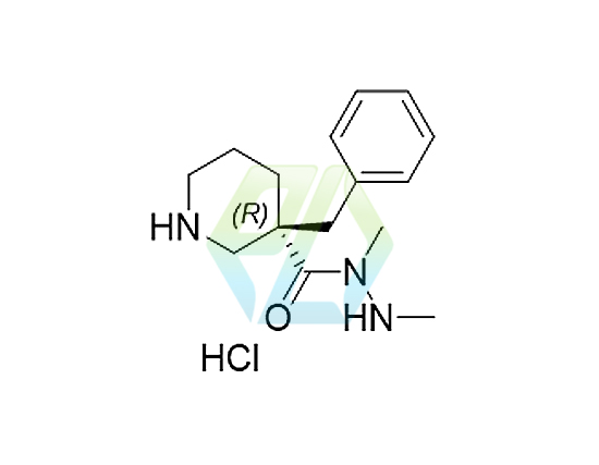 (R)-3-Benzyl-N,N'-dimethylpiperidine-3-carbohydrazide hydrochloride