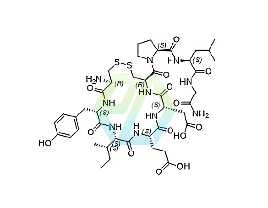 Oxytocin-Gln, Asn Deamination Impurity 