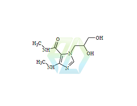 1-(2,3-dihydroxypropyl)-N-methyl-4-(methylamino)-1H-imidazole-5-carboxamide