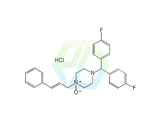 4-(bis(4-Fluorophenyl)methyl)-1-cinnamylpiperazine 1-Oxide HCl