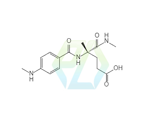 (4S)-5-(methylamino)-4-({[4-(methylamino)phenyl]carbonyl}amino)-5-oxopentanoic a