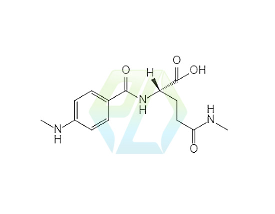 (2S)-5-(methylamino)-2-({[4-(methylamino)phenyl]carbonyl}amino)-5-oxopentanoic a