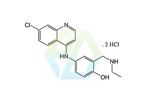 Amodiaquine N-Desethyl Dihydrochloride 