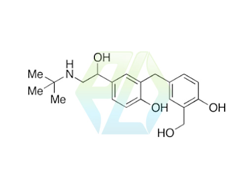 4-(2-(tert-Butylamino)-1-hydroxyethyl)-2-(4-hydroxy-3-(hydroxymethyl)benzyl)phen