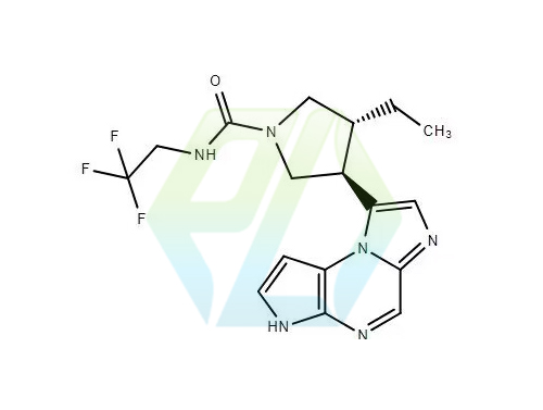 (3R,4R)-3-ethyl-4-(3H-imidazo[1,2-a]pyrrolo[2,3-e]pyrazin-8-yl)-N-(2,2,2-trifluoroethyl)pyrrolidine-1-carboxamide