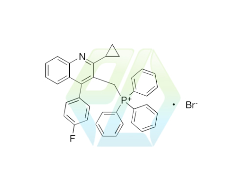 [[2-Cyclopropyl-4-(4-fluorophenyl)-3-quinolinyl]methyl]triphenyl-phosphonium Bromide