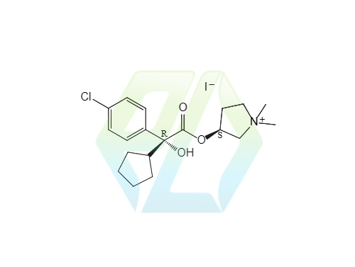 Glycopyrronium Bromide EP Impurity I Iodide (RS-Isomer) 